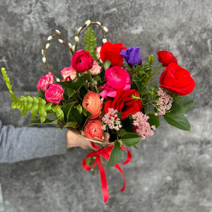 Hand-Tied Valentine Bunch